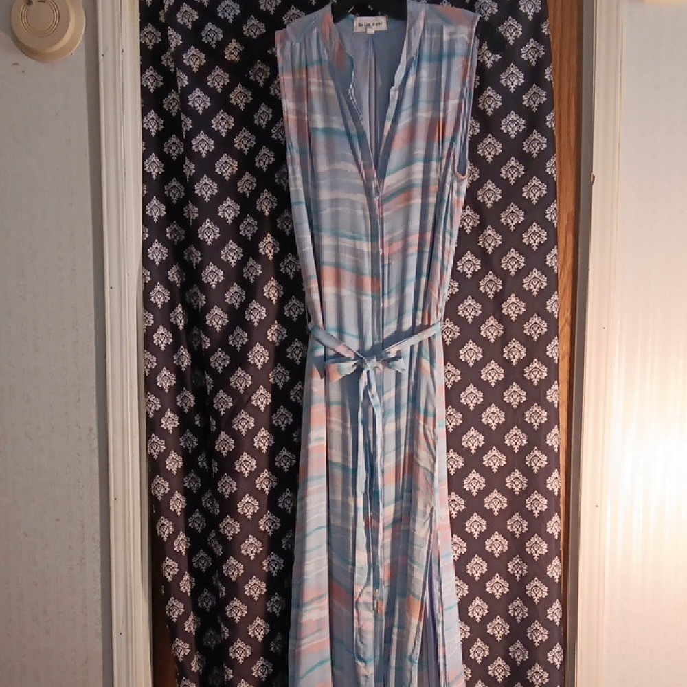 Bella Dahl Pastel Striped Maxi Dress